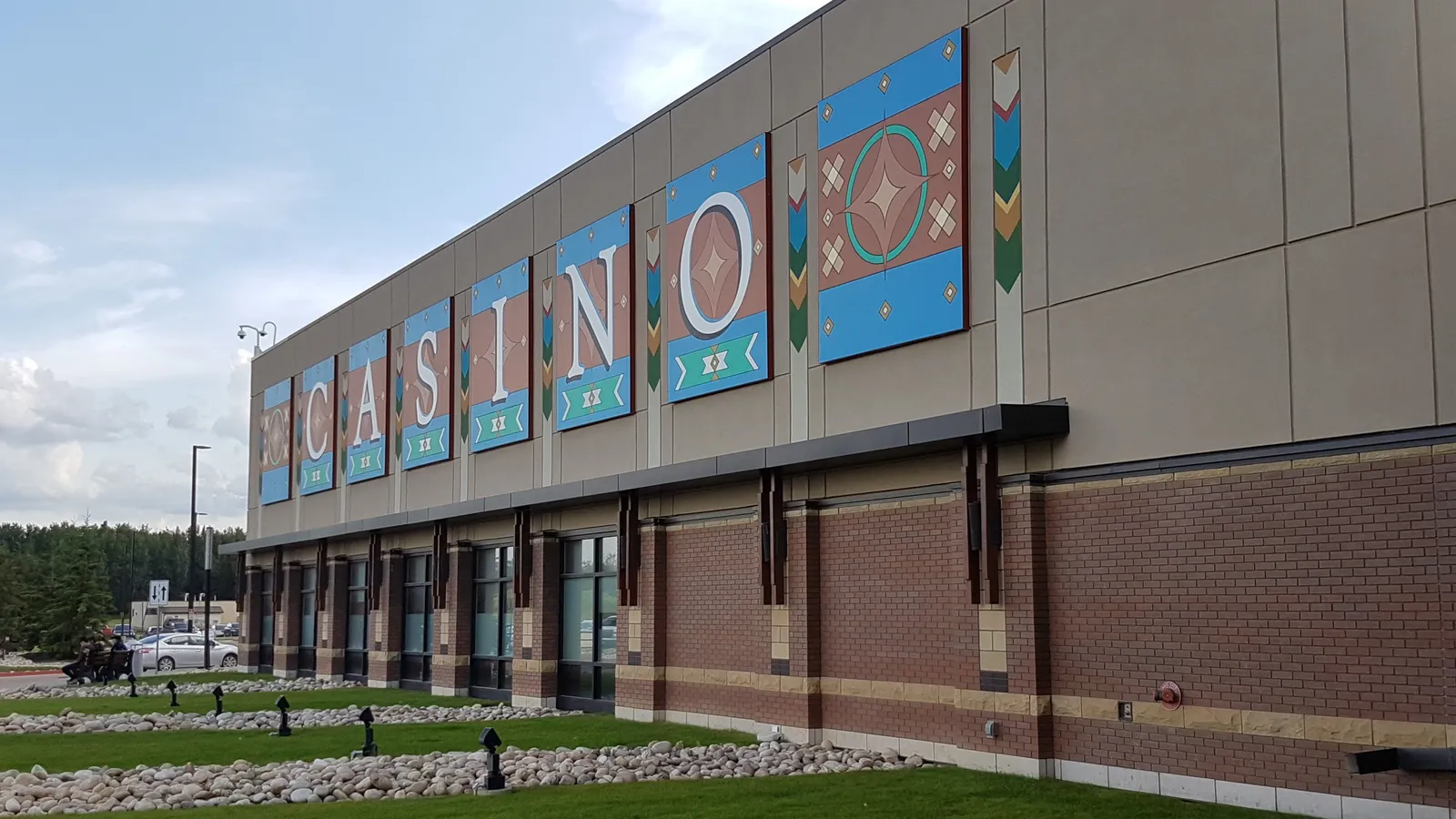 East side of River Cree Resort and Casino near the main entrance, Enoch, Alberta